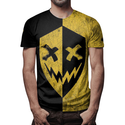 Fashion trend print short-sleeved T-shirt